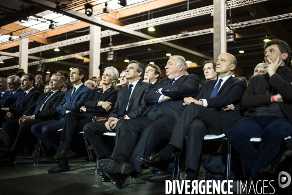 Meeting de François Fillon à la Villette.