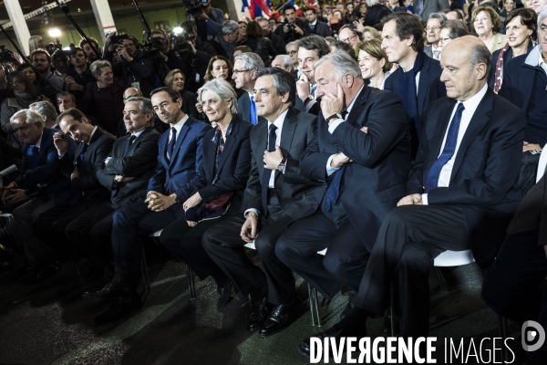 Meeting de François Fillon à la Villette.