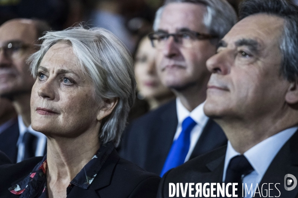 Meeting de François Fillon à la Villette.