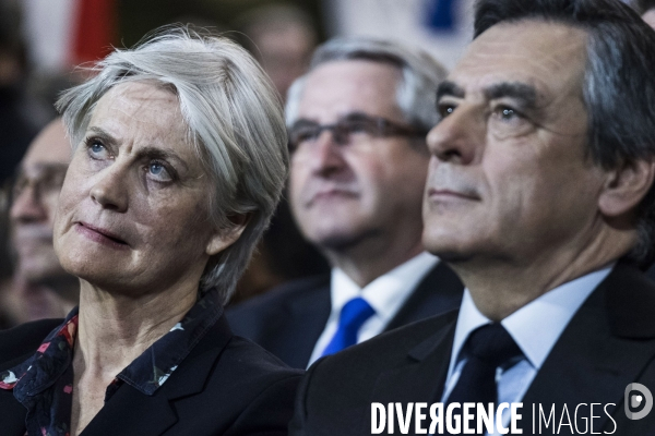 Meeting de François Fillon à la Villette.