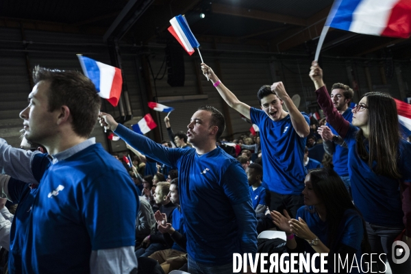 Meeting de François Fillon à la Villette.