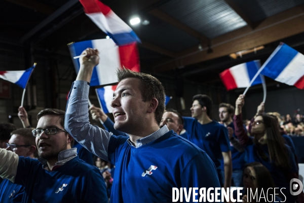 Meeting de François Fillon à la Villette.