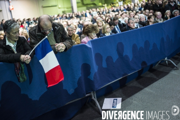 Meeting de François Fillon à la Villette.