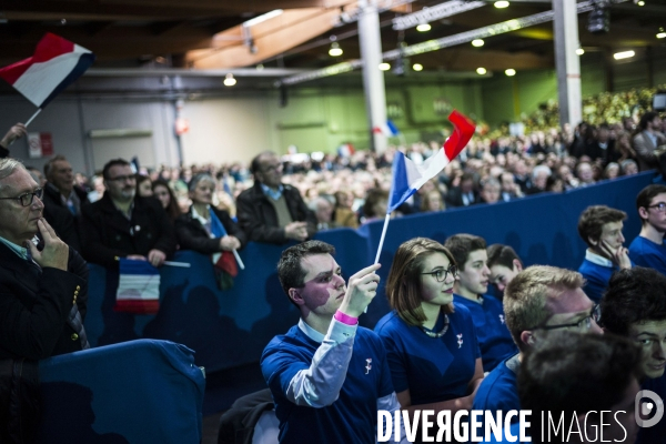 Meeting de François Fillon à la Villette.