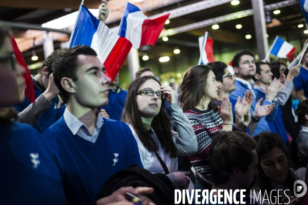 Meeting de François Fillon à la Villette.