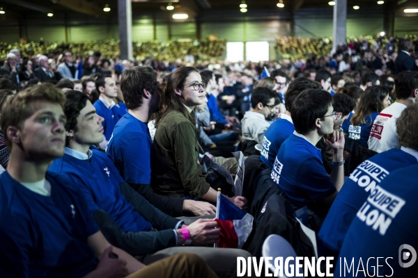 Meeting de François Fillon à la Villette.