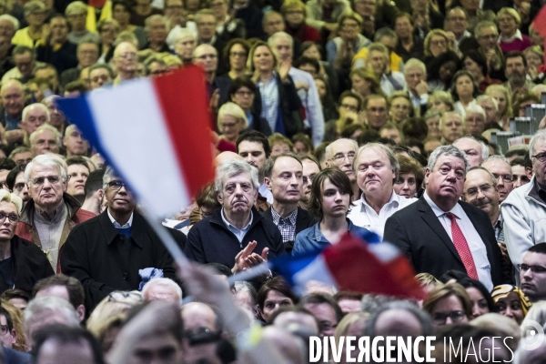 Meeting de François Fillon à la Villette.