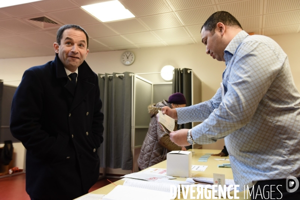 Vote de Benoît Hamon pour le 2nd tour des Primaires citoyennes