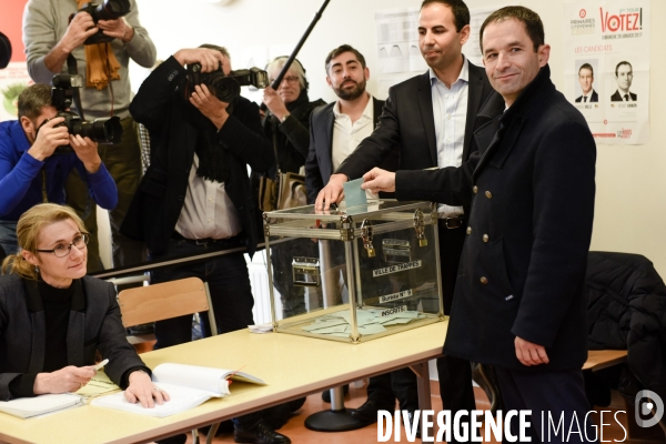 Vote de Benoît Hamon pour le 2nd tour des Primaires citoyennes