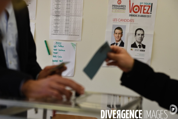 Vote de Benoît Hamon pour le 2nd tour des Primaires citoyennes