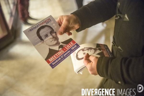 Des tracts pour Benoit HAMON