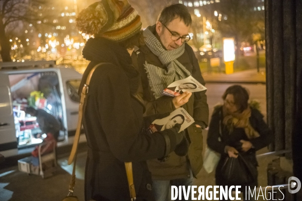 Des tracts pour Benoit HAMON