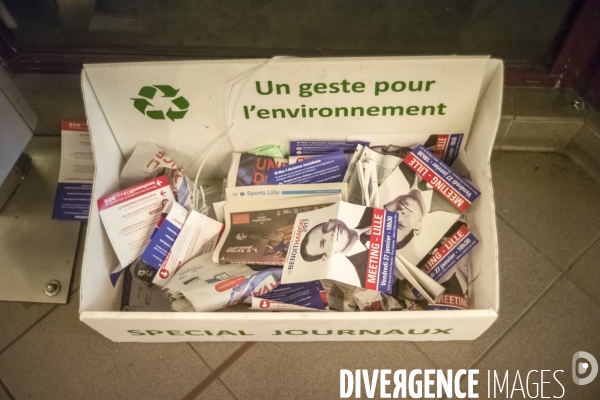 Des tracts pour Benoit HAMON