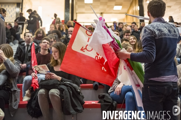 Benoit HAMON en meeting à Lille