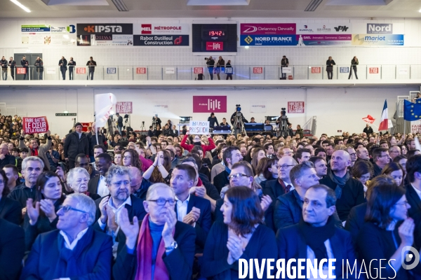 Benoit HAMON en meeting à Lille