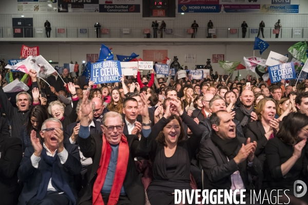 Benoit HAMON en meeting à Lille