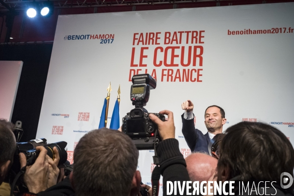 Benoit HAMON en meeting à Lille