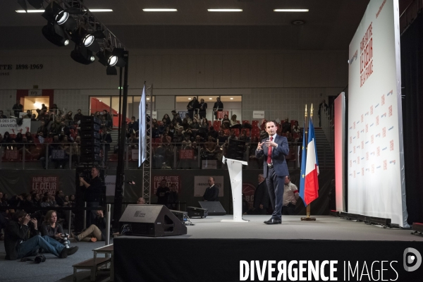 Benoit HAMON en meeting à Lille