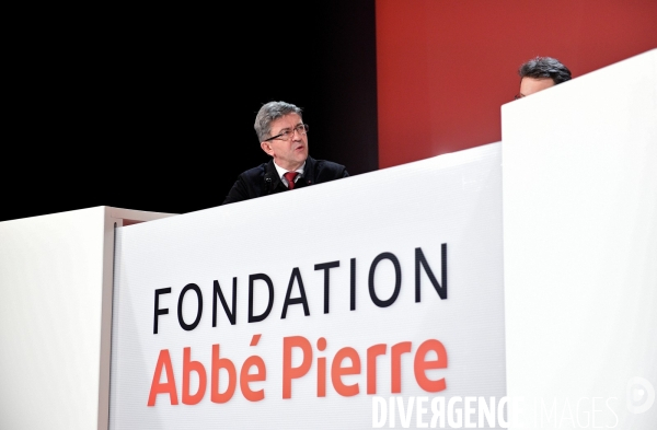 Jean Luc Melenchon invité par la Fondation Abbé Pierre