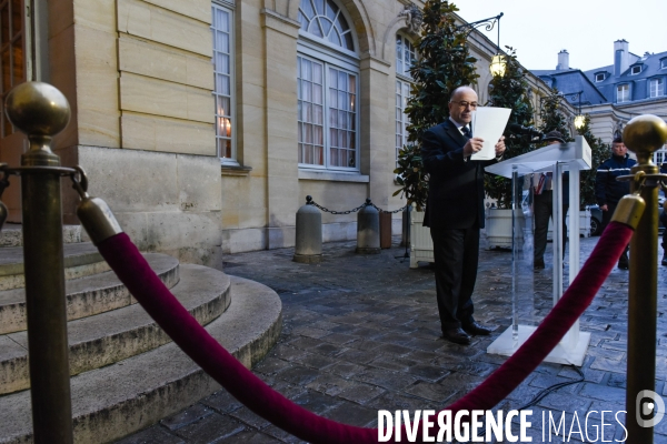 Benoît Hamon reçu par Bernard Cazeneuve