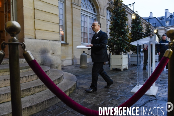 Benoît Hamon reçu par Bernard Cazeneuve