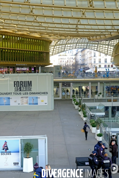 Illustration Janvier2017.Le forum des halles.La canopee