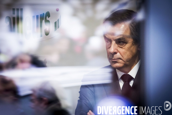 Déplacement de François FILLON dans les Ardennes.