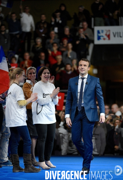 Meeting d Emmanuel Macron