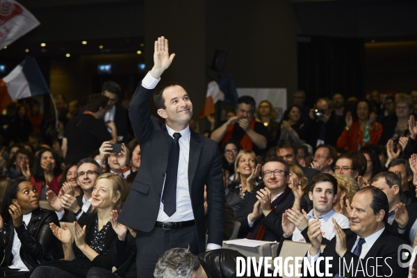 Investiture de Benoît Hamon, candidat PS présidentielle 2017