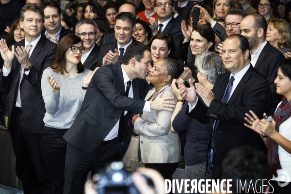 Investiture de Benoît Hamon, candidat PS présidentielle 2017