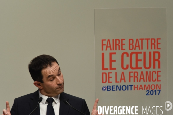 Benoît Hamon, convention d investiture