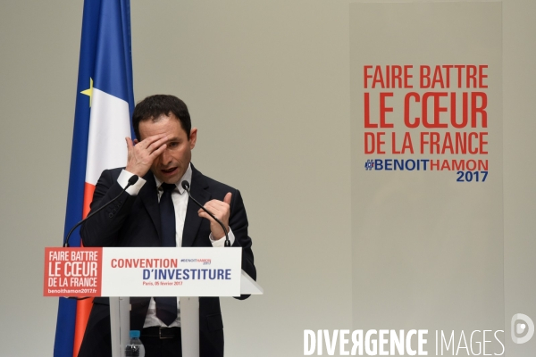 Benoît Hamon, convention d investiture