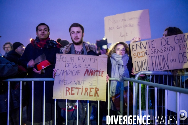 Meeting de François Fillon à Poitiers