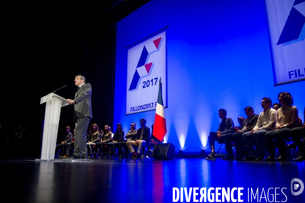 Meeting de François Fillon à Poitiers