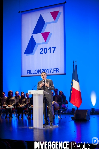 Meeting de François Fillon à Poitiers