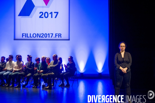 Meeting de François Fillon à Poitiers