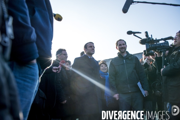 Deplacement Emmanuel Macron en Indre-et-Loire