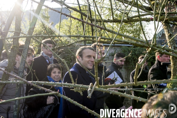 Deplacement Emmanuel Macron en Indre-et-Loire