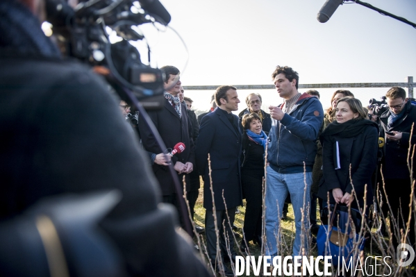 Deplacement Emmanuel Macron en Indre-et-Loire