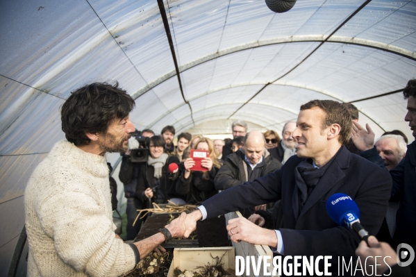 Deplacement Emmanuel Macron en Indre-et-Loire