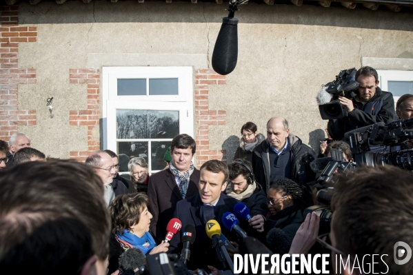 Deplacement Emmanuel Macron en Indre-et-Loire