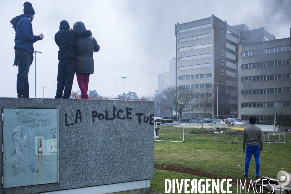 Rassemblement contre les violences policières à Bobigny