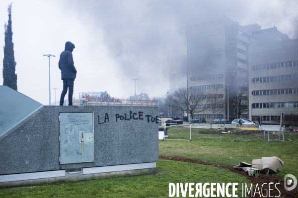 Rassemblement contre les violences policières à Bobigny