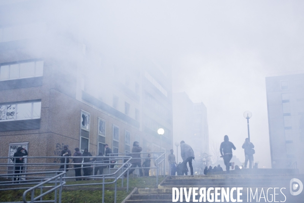 Rassemblement contre les violences policières à Bobigny