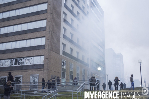 Rassemblement contre les violences policières à Bobigny