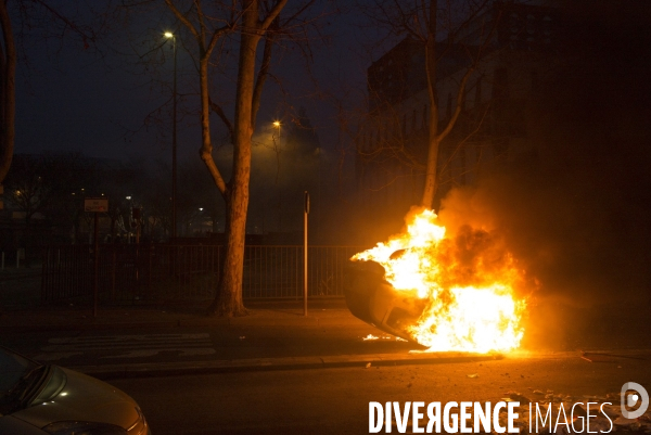 Rassemblement contre les violences policières à Bobigny