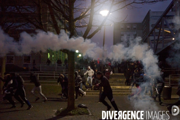 Rassemblement contre les violences policières à Bobigny