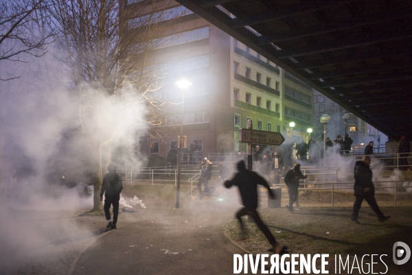 Rassemblement contre les violences policières à Bobigny