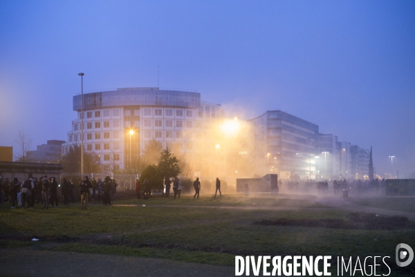 Rassemblement contre les violences policières à Bobigny