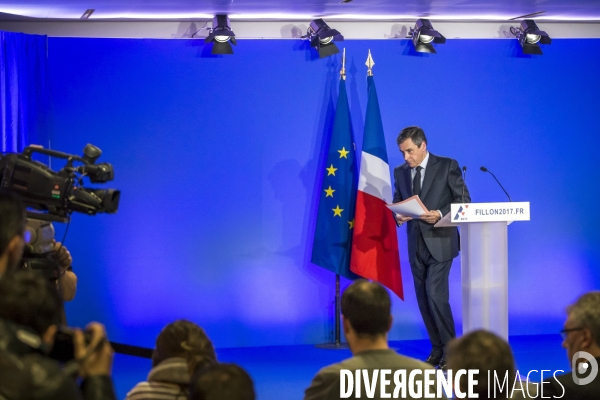 François Fillon : conférence de presse sur l affaire Pénélope